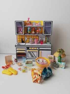 Miniverse Kitchen with Mini Food Make it Yourself
